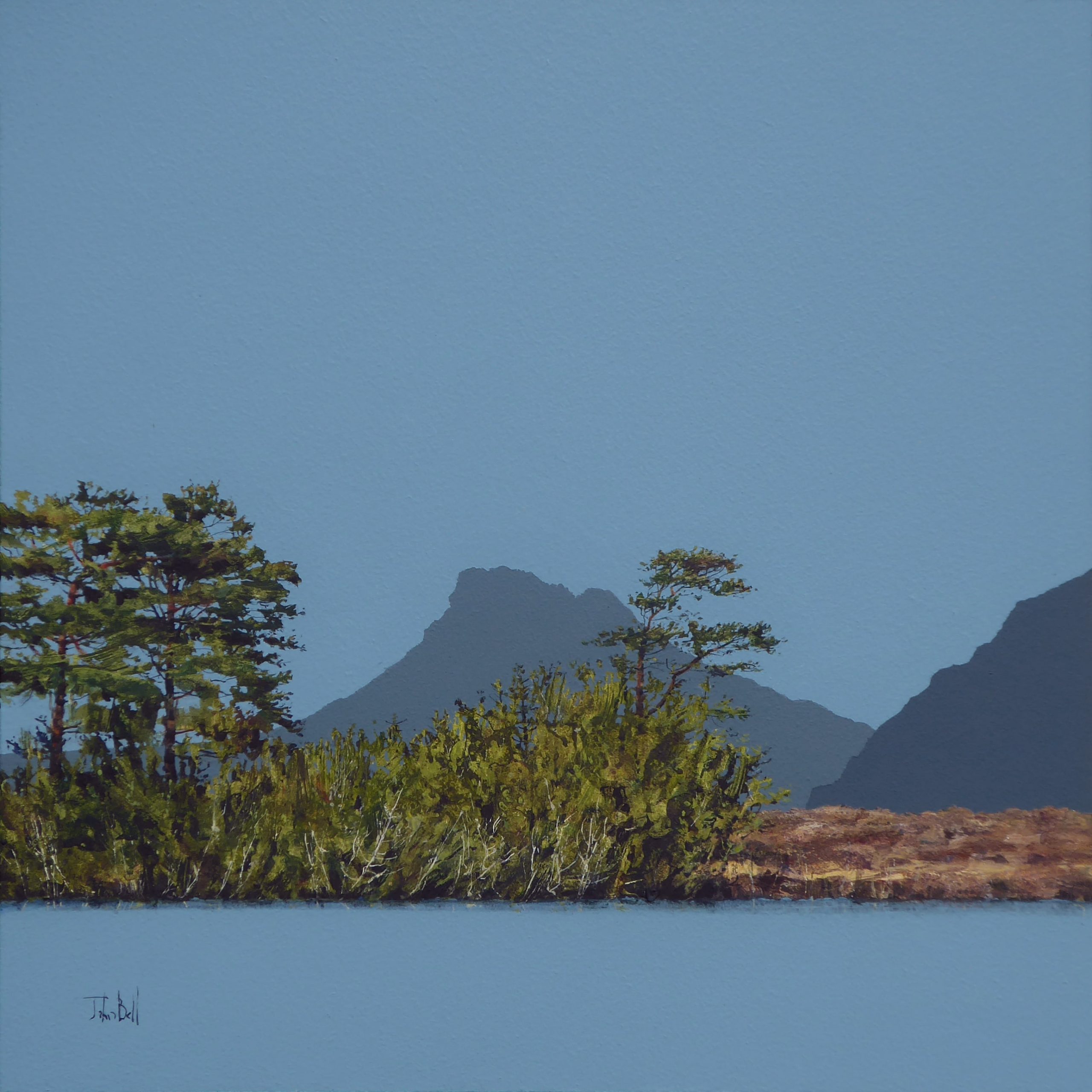 Stac Pollaidh, Assynt (size 18 x 18 inches)-min