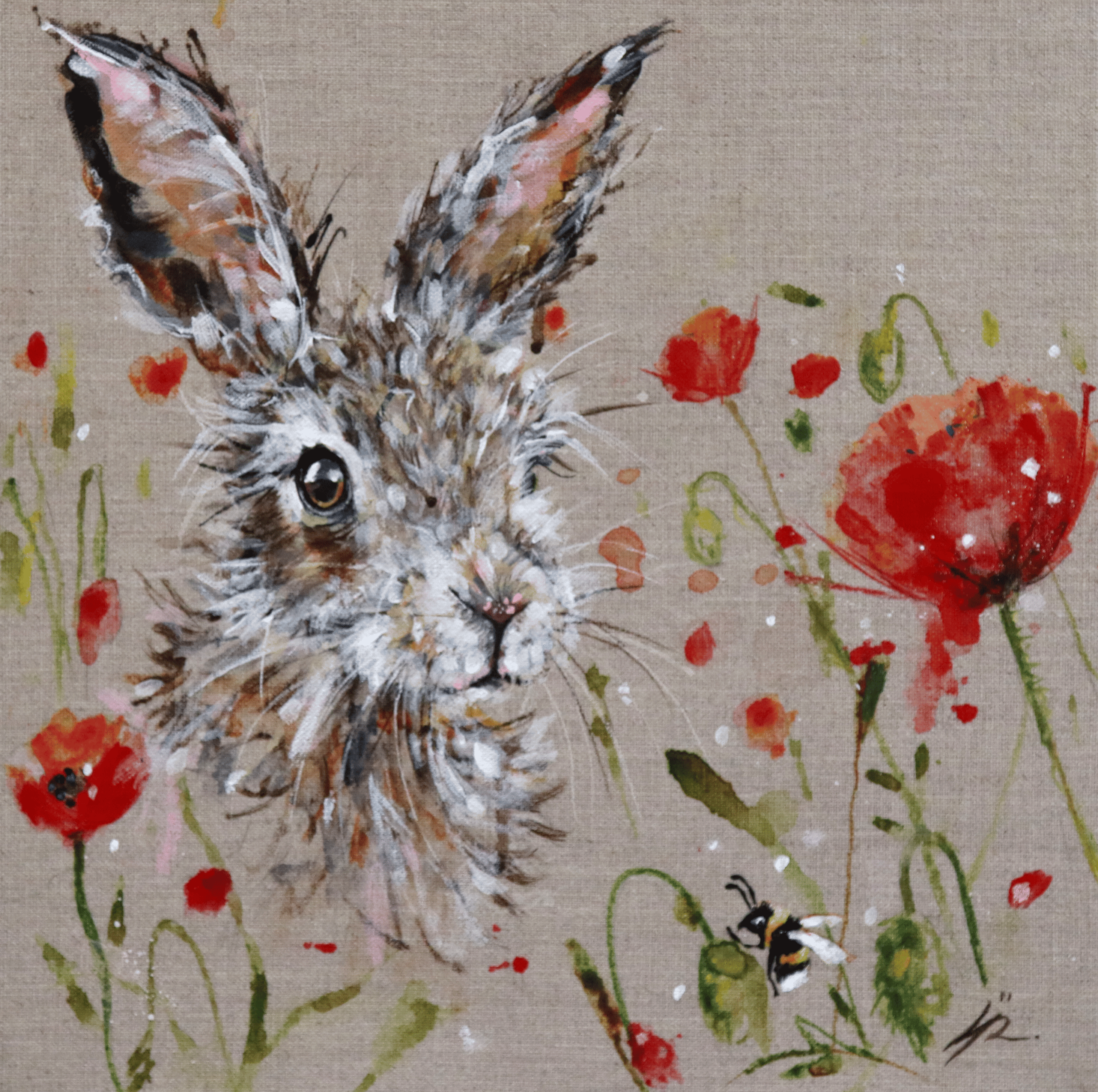 Lisa_Stuart_Hare_in_Poppies